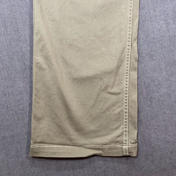 H&M Sage Green Cargo Utility Pants Contrast Stitching Pockets Womens Size 6 - Picture 8 of 13